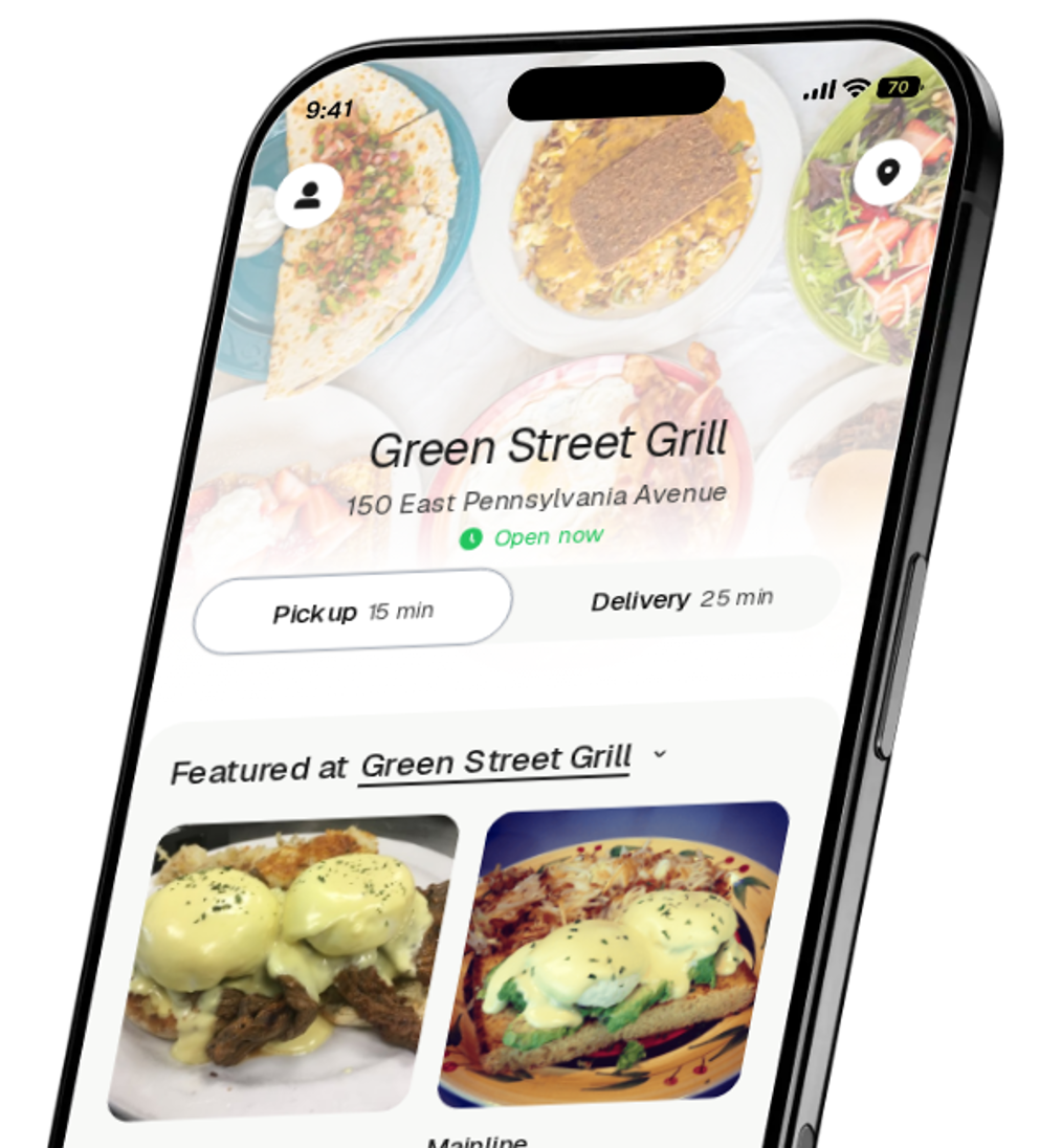 Green Street Grill app preview